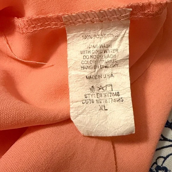 Pink Lily Color Block Tank Top - Cream, Pink, and Coral - Picture 4 of 6